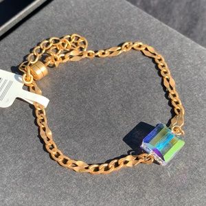 Alex and Ani Crystal Lava Magnetic Bracelet